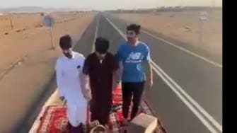 بعد فيديو الرقص على سطح شاحنة.. القبض على 6 سعوديين