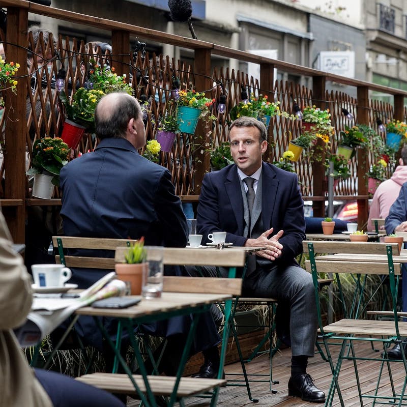 Grand day for the French: After six-month lockdown, cafe and bistro terraces reopen