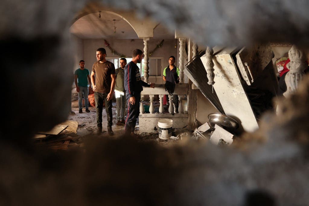 تخریب غزه در نتیجه بمباران اسرائیل