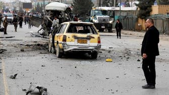 Bomb rips through minivan in Afghan capital, at least 4 dead, as violence escalates