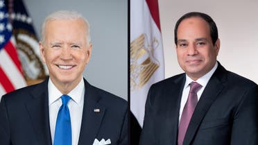 الرئيسان المصري السيسي والأميركي بايدن
