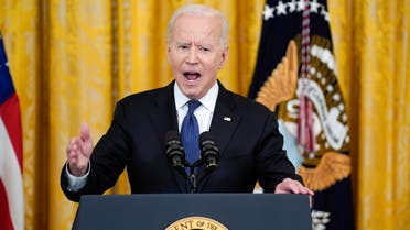 President Joe Biden speaks before signing the COVID-19 Hate Crimes Act, at the White House, May 20, 2021. (AP)