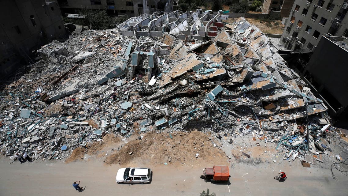 الدمار هو المشهد السائد في غزة بعد 11 يوما من القصف