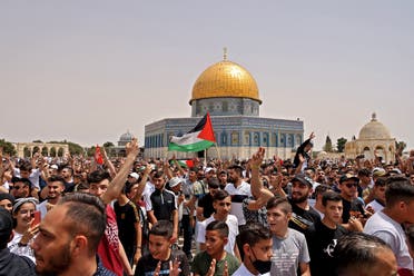 اشتباكات اليوم في محيط المسجد الأقصى بين فلسطينيين والشرطة الإسرائيلية