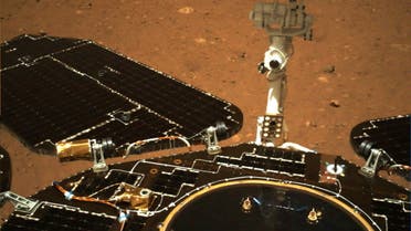An image taken on Mars by Chinese rover Zhurong of China's Tianwen-1 mission is seen in this handout image released by the China National Space Administration (CNSA), May 19, 2021. (File Photo: Reuters)