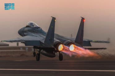 The Royal Saudi Air Force and the US Air Force concluded the joint military exercise called the Desert Mirage III. (SPA)