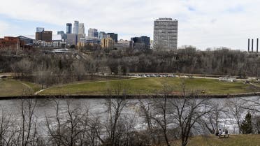 A general view of downtown Minneapolis and the Mississippi River on April 9, 2019 in Minneapolis, Minnesota. (AFP)