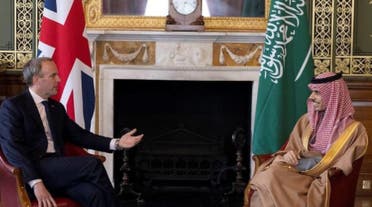 وزير الخارجية السعودي ونظيره البريطاني