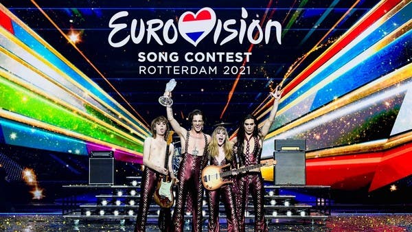 Rockers Maneskin win Eurovision song contest for Italy in Rotterdam