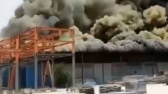 جديد حوادث إيران الغامضة.. حريق يلتهم مصنع بتروكيماويات
