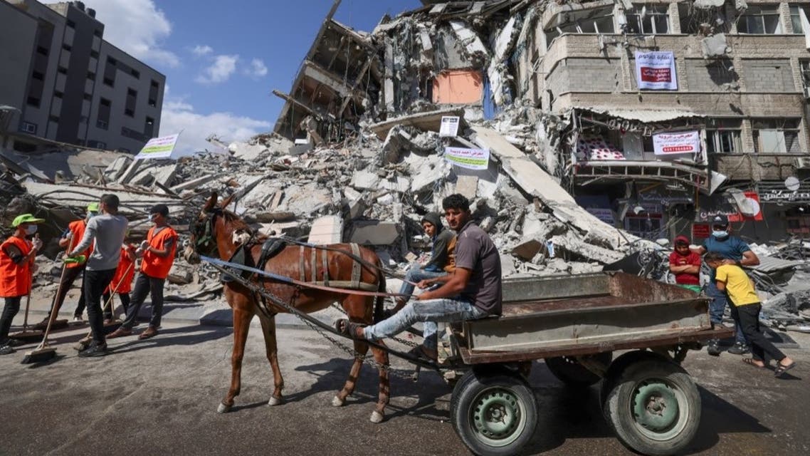 ركام ودمار في غزة (فرانس برس)