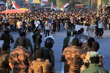 من تظاهرات بغداد الثلاثاء 25 مايو 2021 - فرانس برس
