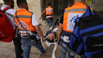 در تیراندازی نیروهای اسرائیلی به تظاهراتی در نابلس 22 فلسطینی زخمی شدند