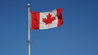 Stock image of a Canadian flag. 