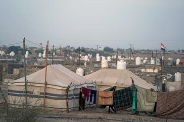 مخيم للنازحين في مأرب (أرشيفية من رويترز)