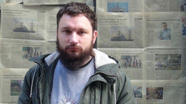 News website editor Aliaksei Shota was detained Sunday on suspicion of extremism. (Facebook)