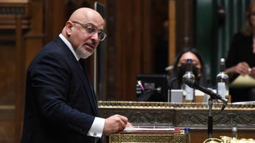 British Vaccine Deployment Minister Nadhim Zahawi speaks at the House of Commons in London, Britain February 4, 2021. (Reuters)