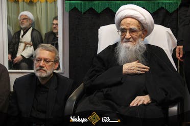 على لاريجانى با آیتالله صافیگلپایگانی