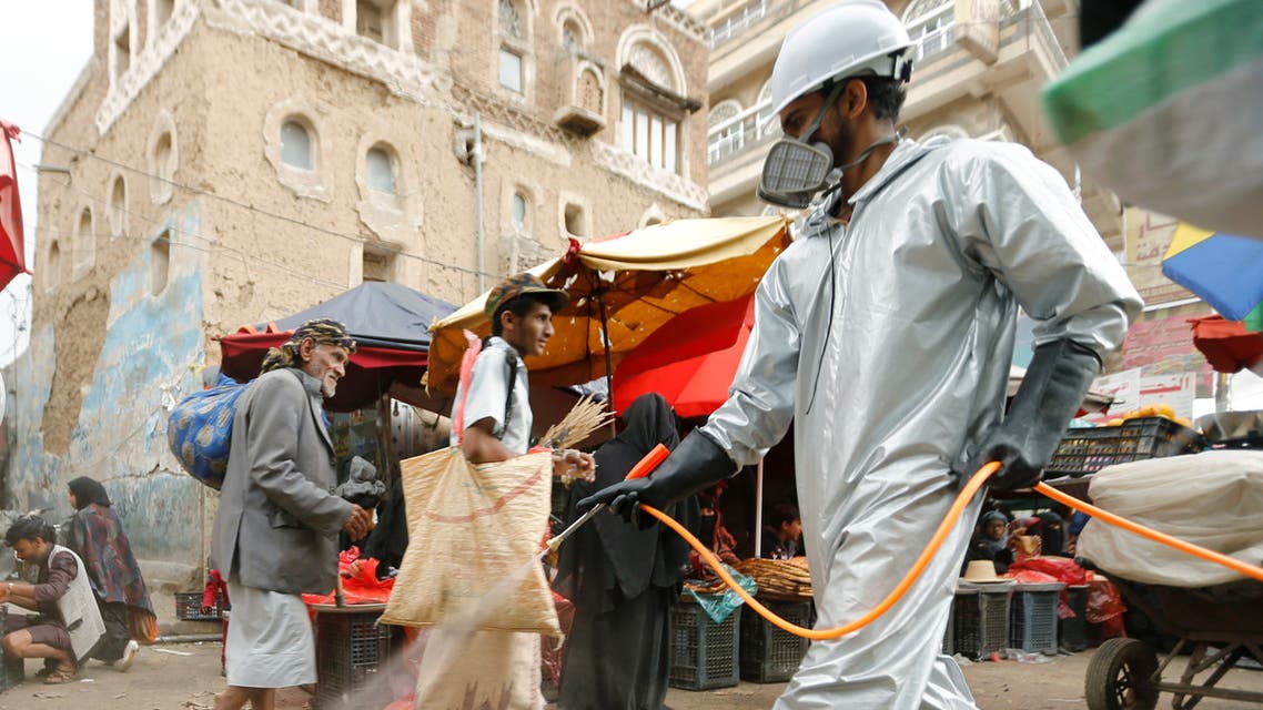 انتشار فيروس كورونا في صنعاء (رويترز)
