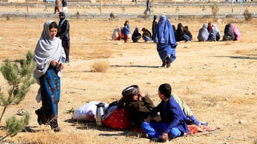 نازحون أفغان بسبب المعارك مع طالبان في 2018 (رويترز)