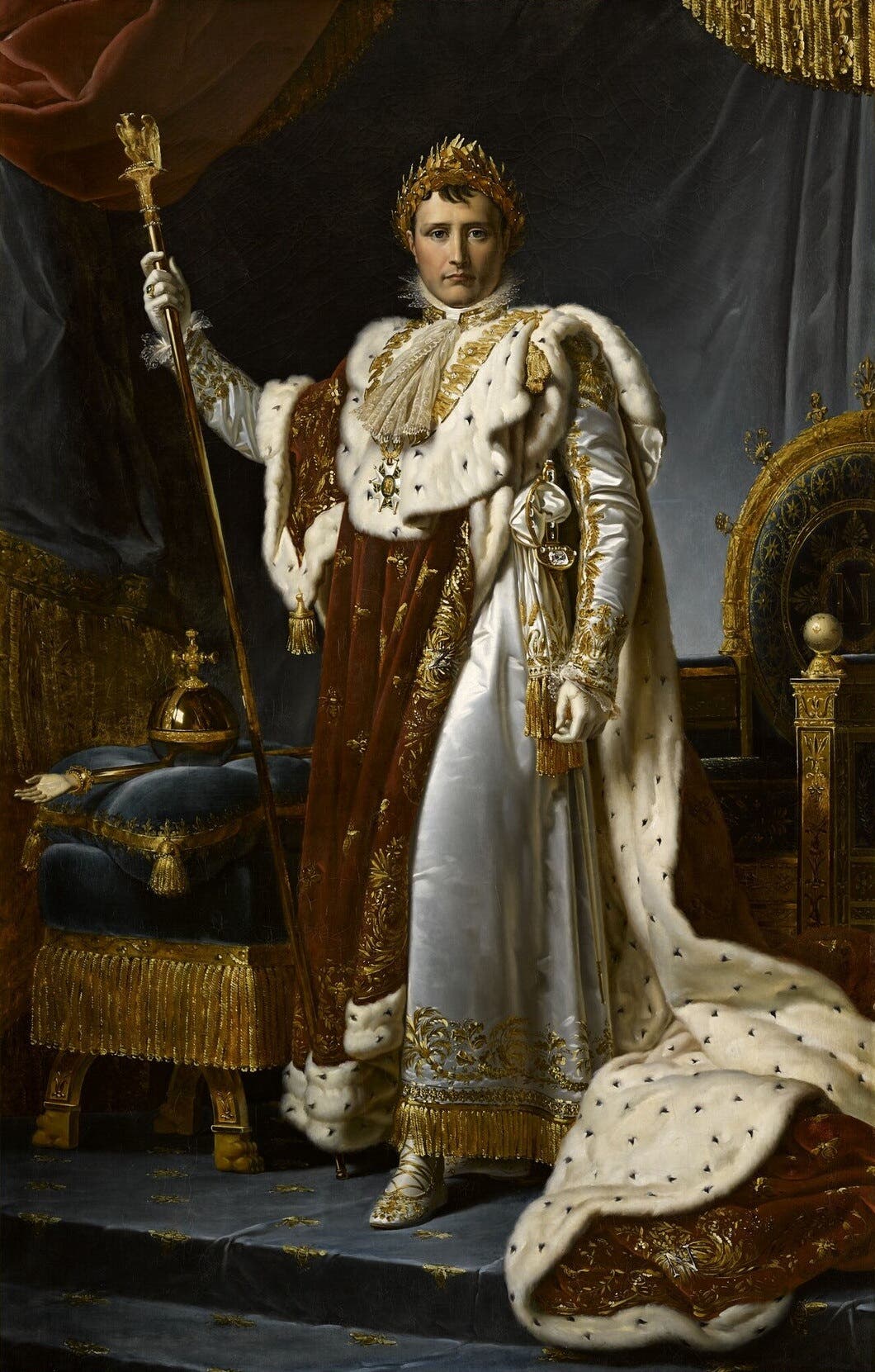 لوحة تجسد الإمبراطور الفرنسي نابليون بونابرت