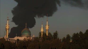 حريق طهران