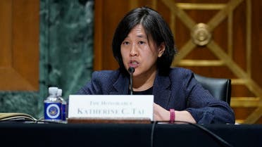 US Trade Representative Katherine Tai testifies before the Senate Finance Committee on Capitol Hill in Washington, DC, on May 12, 2021. (Susan Walsh/Pool/AFP)