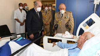 شاهد.. رئيس الجزائر يزور زعيم البوليساريو بالمستشفى