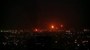 حريق في مصفاة نفط في طهران - إيران 