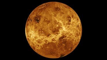 FILE PHOTO: Data from NASA's Magellan spacecraft and Pioneer Venus Orbiter is used in an undated composite image of the planet Venus. NASA/JPL-Caltech/Handout via REUTERS. THIS IMAGE HAS BEEN SUPPLIED BY A THIRD PARTY./File Photo
