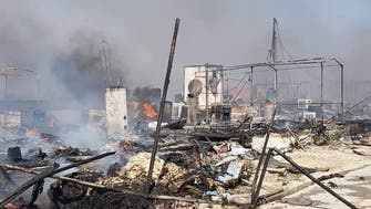 العراق.. حريق في مخيم للنازحين في كردستان يلتهم مئات الخيم