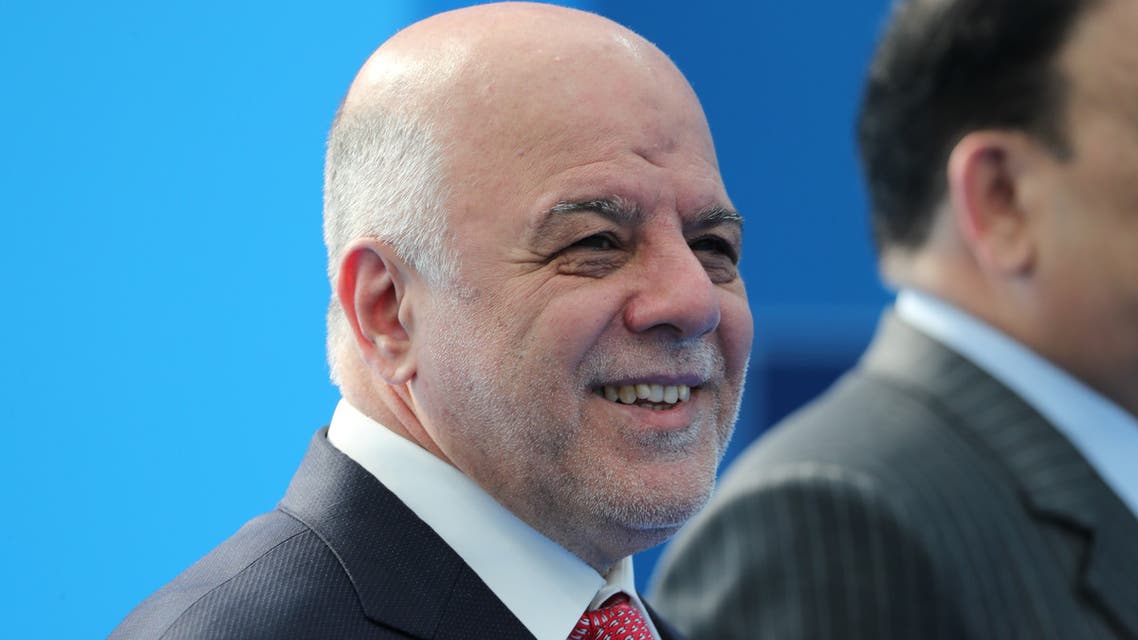 Iraqi Prime Minister Haider al-Abadi arrives for the second day of a NATO summit in Brussels, Belgium, July 12, 2018. Tatyana Zenkovich/Pool via REUTERS