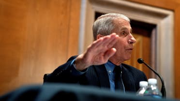 Anthony Fauci, director of the National Institute of Allergy and Infectious Diseases, speaks during a Senate Appropriations Subcommittee hearing in Washington, D.C., U.S., May 26, 2021. Stefani Reynolds/Pool via REUTERS