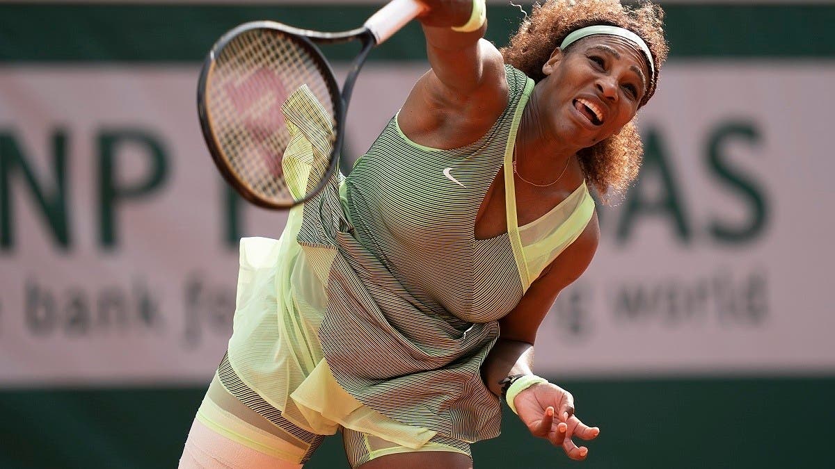 FILE**Serena Williams celebrates after winning her match at the Dubai Open  tennis Tournament in Dubai, United Arab Emirates, March 3, 2005. Despite  her acting career and fashion business, Williams claims tennis is