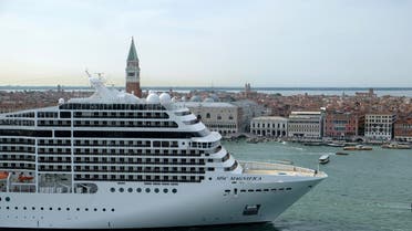 FILE PHOTO: MSC Magnifica cruise ship passes in the Saint Mark Basin in Venice, Italy June 9, 2019. (File Photo: Reuters)