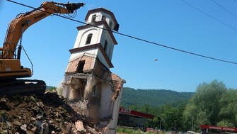 Bosnia starts demolishing Serbian Orthodox church built near Srebrenica
