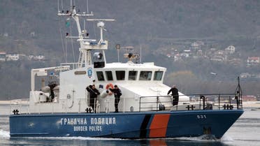A Bulgarian border police ship is seen near the Black Sea port of Varna. (File photo: AFP)