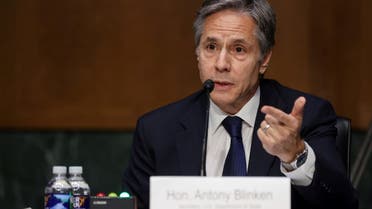Secretary of State Antony Blinken testifies about the State Department budget before the Senate Appropriations Committee, June 8, 2021. (Reuters)