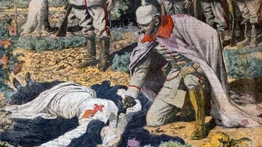 رسم تخيلي لعملية إعدام الممرضة إديث كافيل