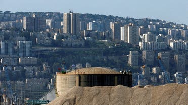 Haifa Chemicals’ ammonia tank, Israel’s largest ammonia tank, is seen in the Haifa bay area, Israel. (File photo: Reuters)