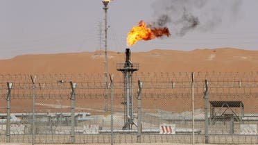 Flames are seen at the production facility of Saudi Aramco's Shaybah oilfield in the Empty Quarter. (File photo: Reuters)