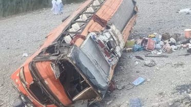 At least 19 people were killed in a bus crash in Pakistan. (Twitter)