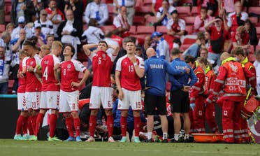 ترس و وحشت بازیکنان دانمارک یس از حمله قلبی اریکسن