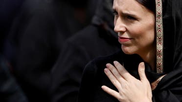 New Zealand's Prime Minister Jacinda Ardern leaves after Friday prayers at Hagley Park outside Al-Noor mosque in Christchurch, New Zealand March 22, 2019. (Reuters)