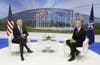 أمين عام حلف الناتو وبايدن خلال قمة بروكسل