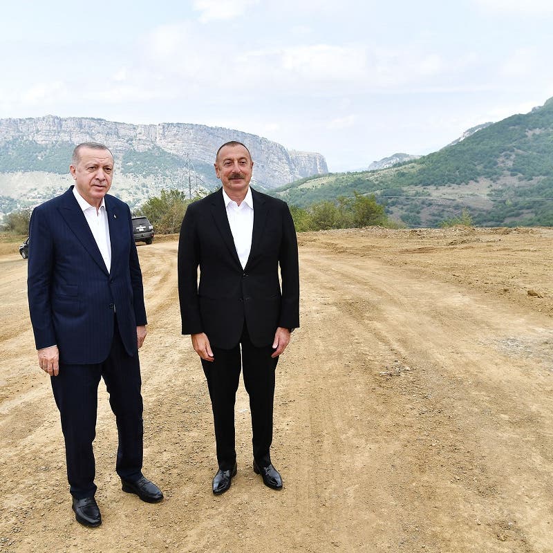 Turkey’s Erdogan visits symbolic Nagorno-Karabakh town