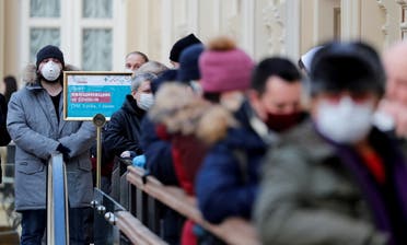 People line up to receive a dose of Sputnik V (Gam-COVID-Vac) vaccine against the coronavirus disease (COVID-19) at a vaccination centre in the State Department Store, GUM, in central Moscow, Russia January 18, 2021. (File Photo: Reuters)