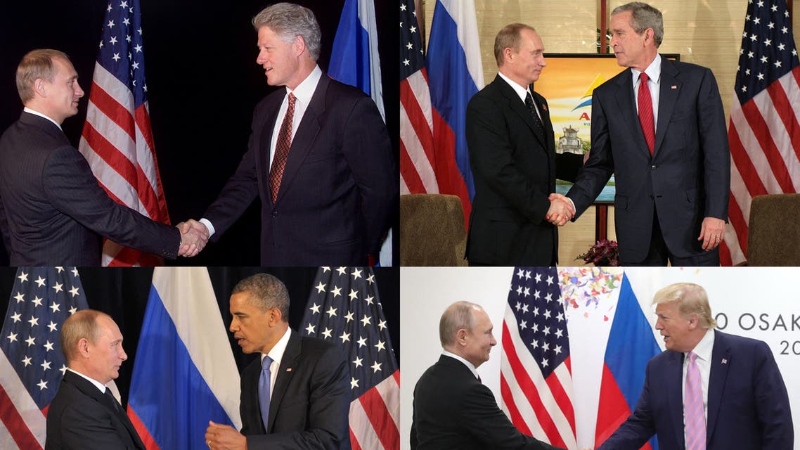 بوتين ورؤساء أميركا