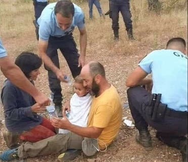 الطفل نوا بعد العثور عليه
