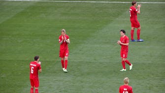 لاعبو الدنمارك سعداء بزيارة إريكسن